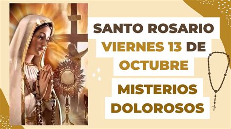 santo rosario completo de hoy.